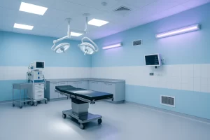 Desinfección de hospitales con luz ultravioleta UV-C