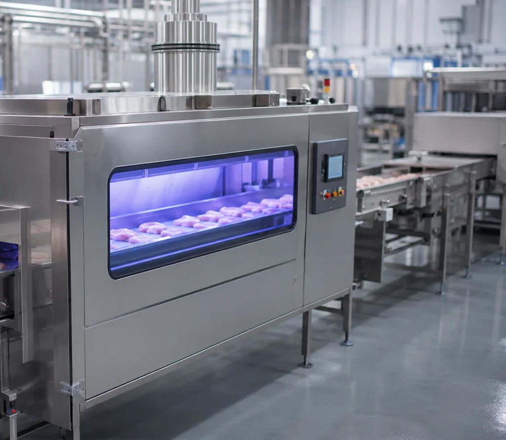 Desinfección de alimentos mediante luz ultravioleta tipo C